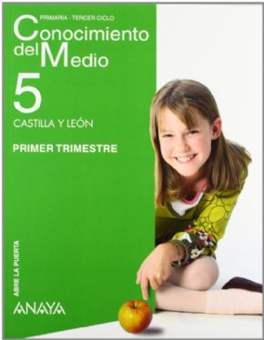 CONOCIMIENTO DEL MEDIO (TRIMESTRAL) 5 PRIMARIA (CASTILLA-LEN) ABRE LA PUERTA. 12% de descuento aplicado en el precio.